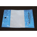 Printed laminated plastic bag for packing wet tissue